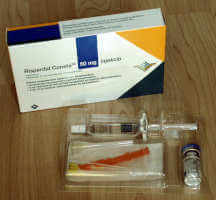 Risperdal Consta injection syringe
